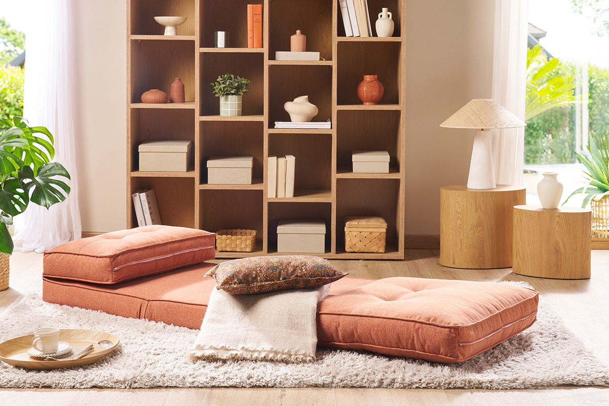 Schlafsessel Terracotta 1-Sitzer SALLY