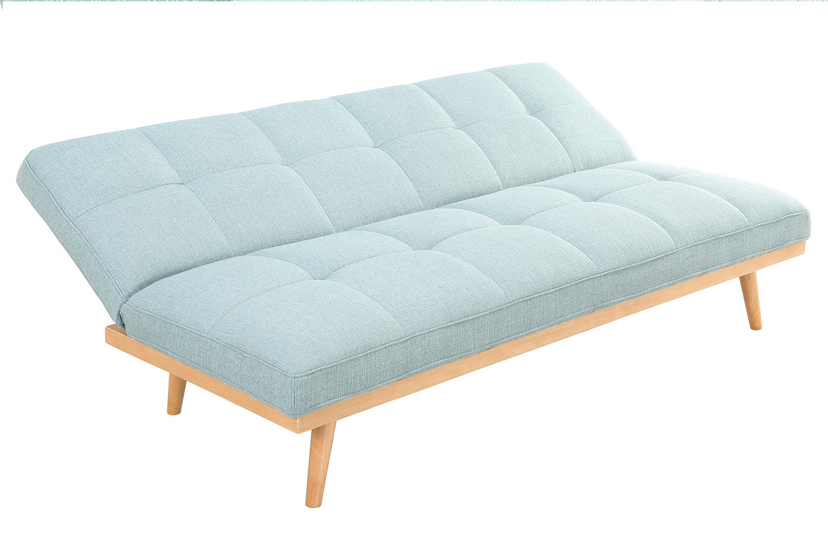 Schlafsofa - 3 Pltze - Lagunenblau - SIKKO