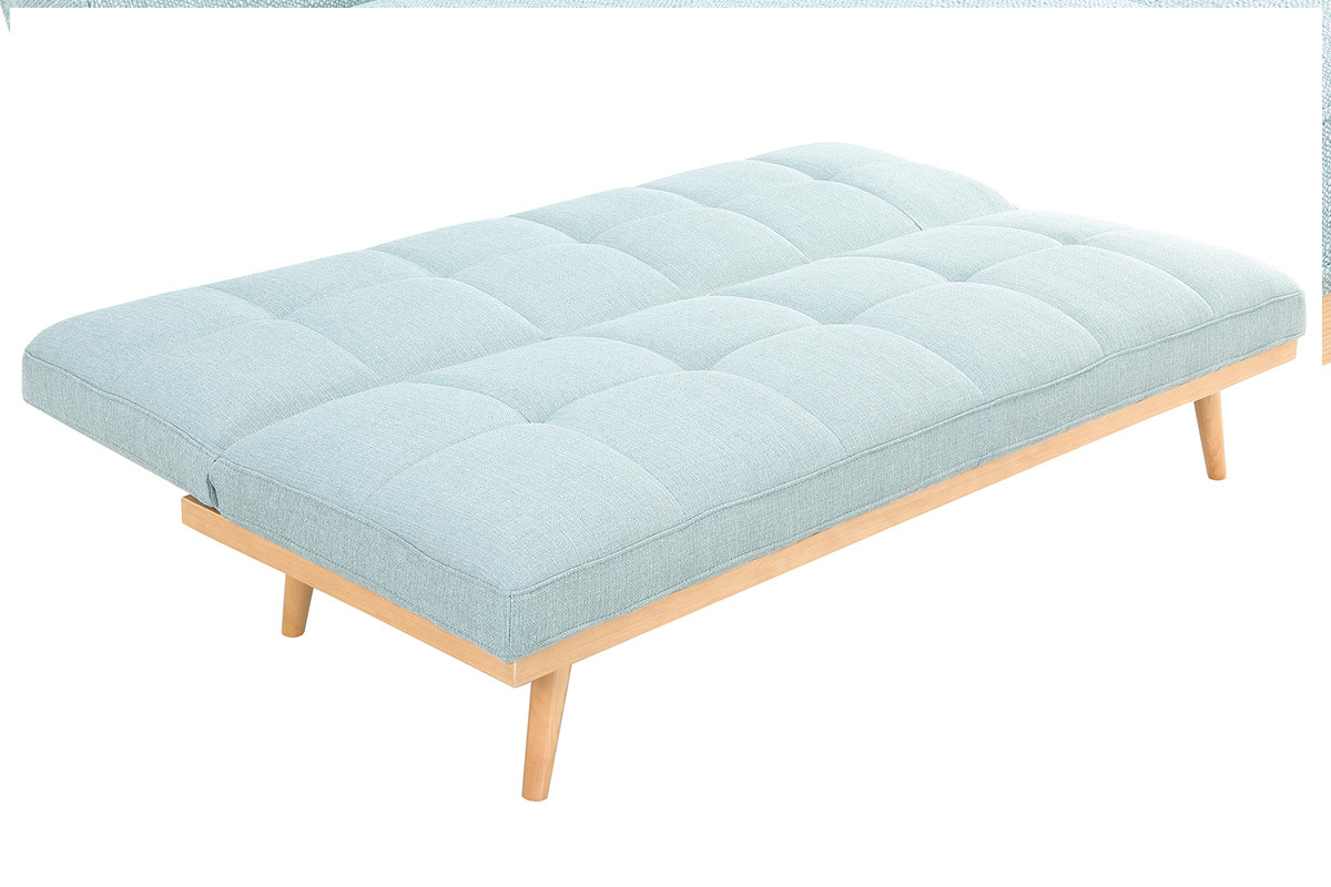 Schlafsofa - 3 Pltze - Lagunenblau - SIKKO