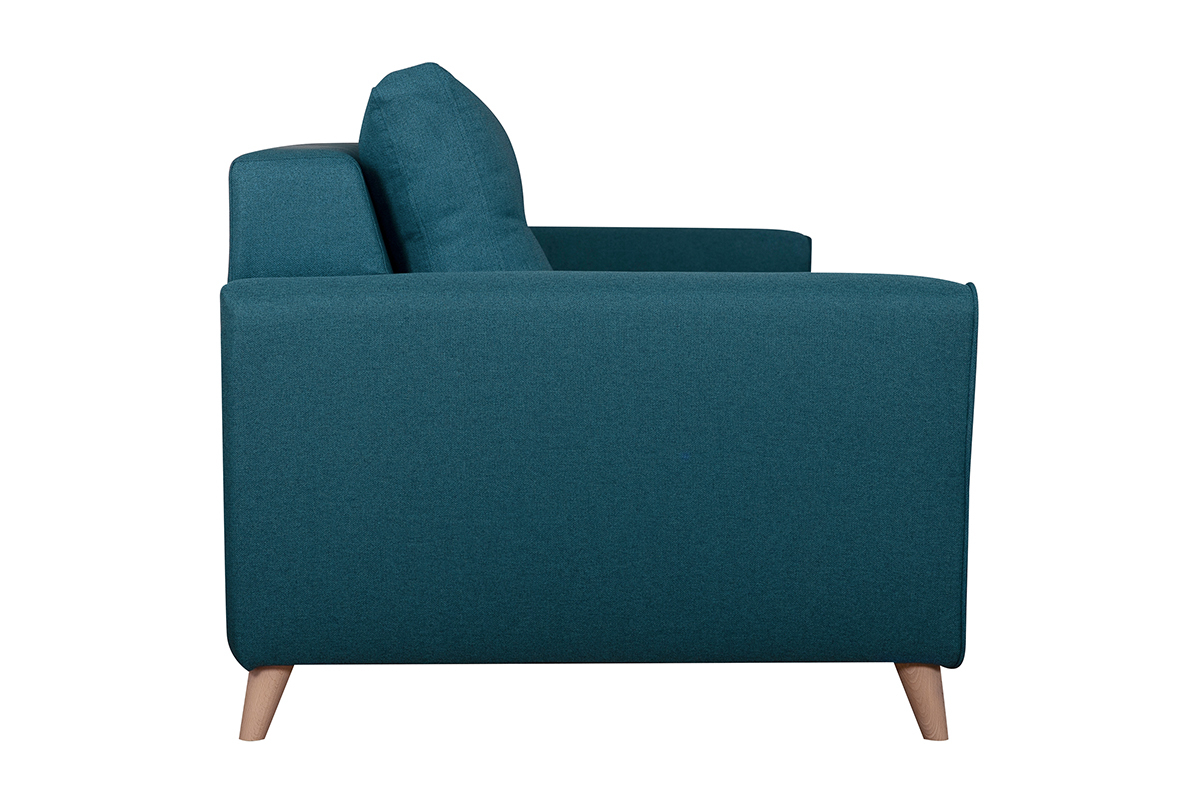 Schlafsofa mit matratze 3-Sitzer grnblau  - BEAUBOURG