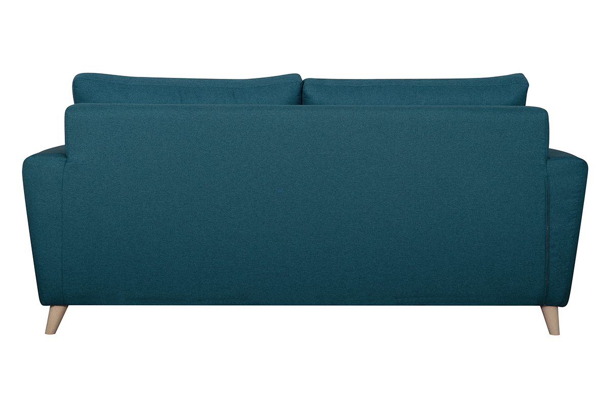 Schlafsofa mit matratze 3-Sitzer grnblau  - BEAUBOURG
