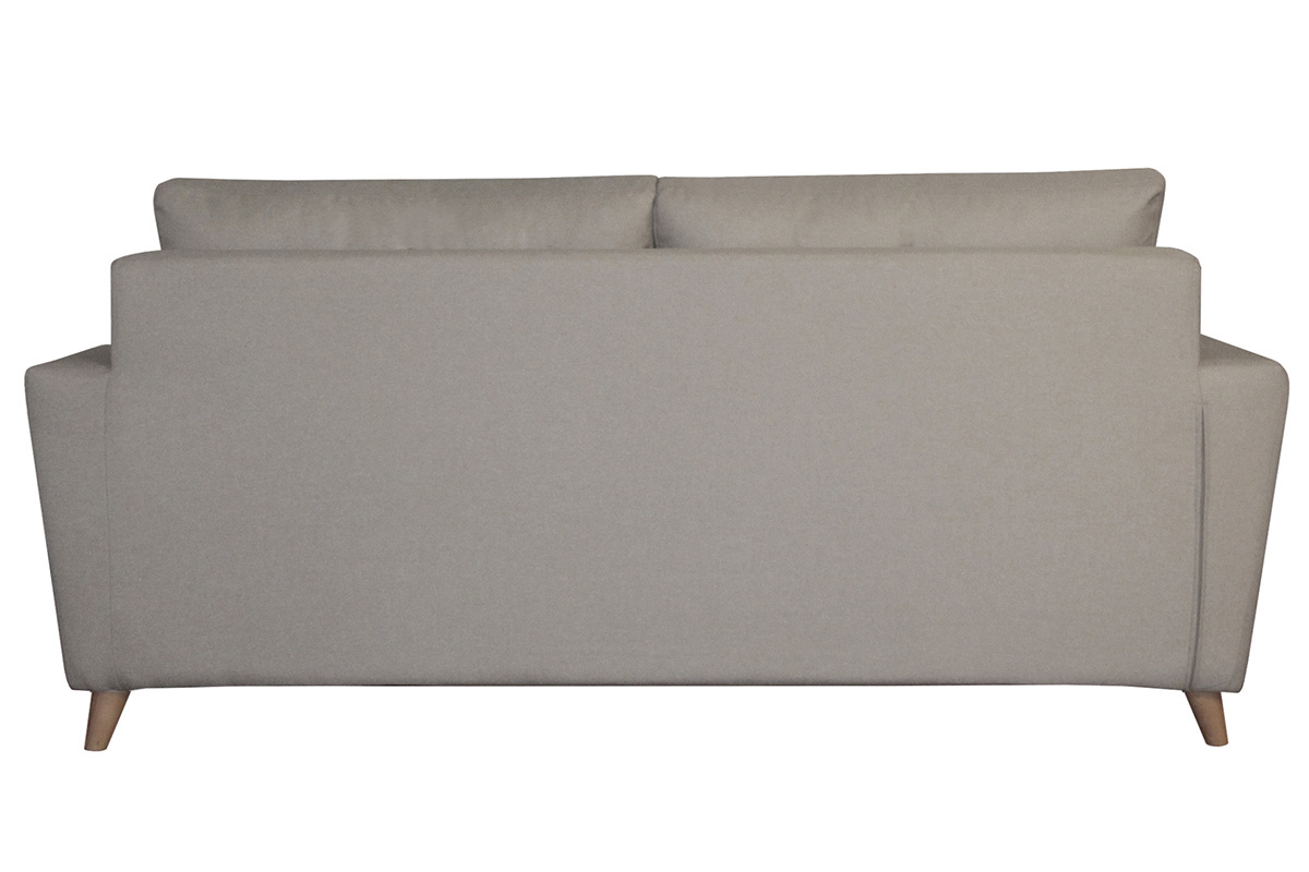 Schlafsofa mit Naturleinenmatratze 3-Sitzer - BEAUBOURG