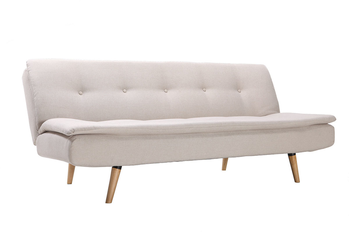 Schlafsofa skandinavisch 3 Pltze Wei SENSO