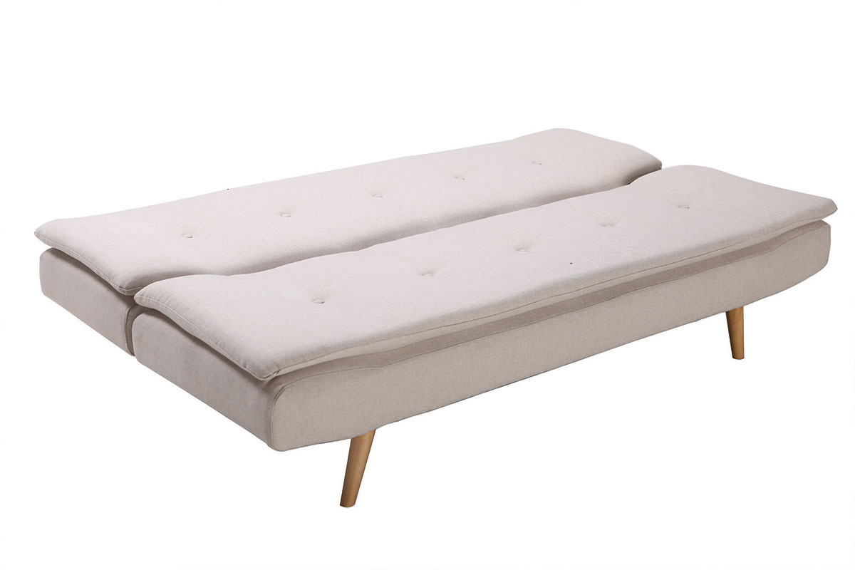 Schlafsofa skandinavisch 3 Pltze Wei SENSO