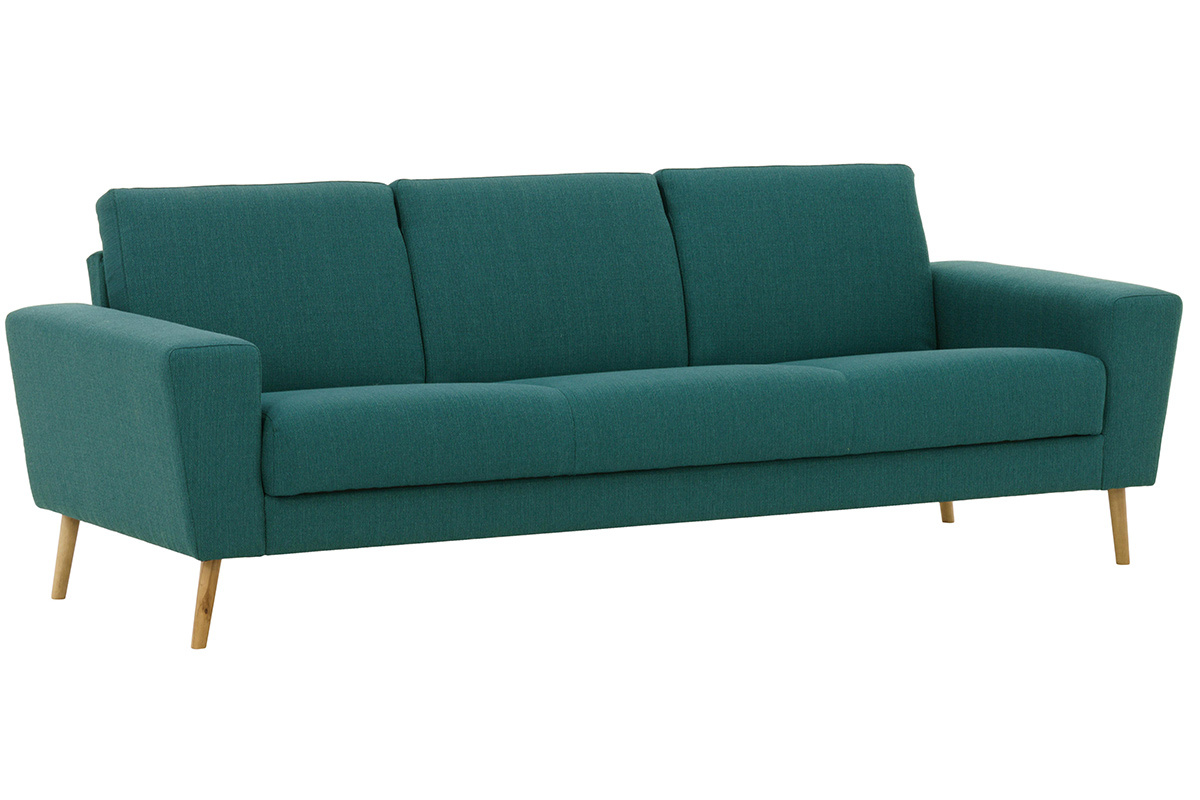 Schlafsofa skandinavisch blaugrn MOCAZ - Miliboo &