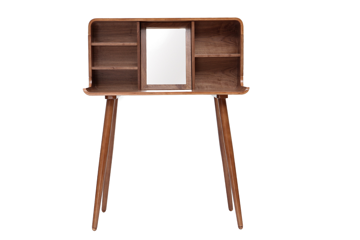 Schminktisch Vintage Holz Nussbaum HALLEN