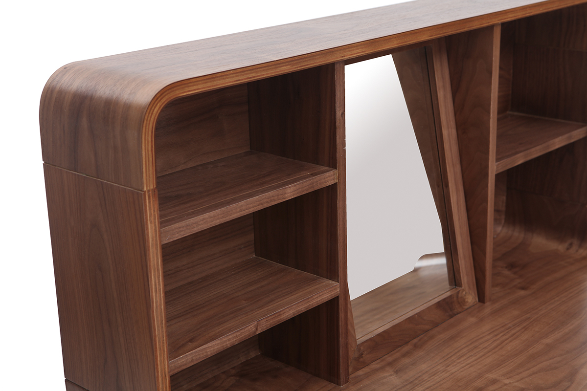 Schminktisch Vintage Holz Nussbaum HALLEN
