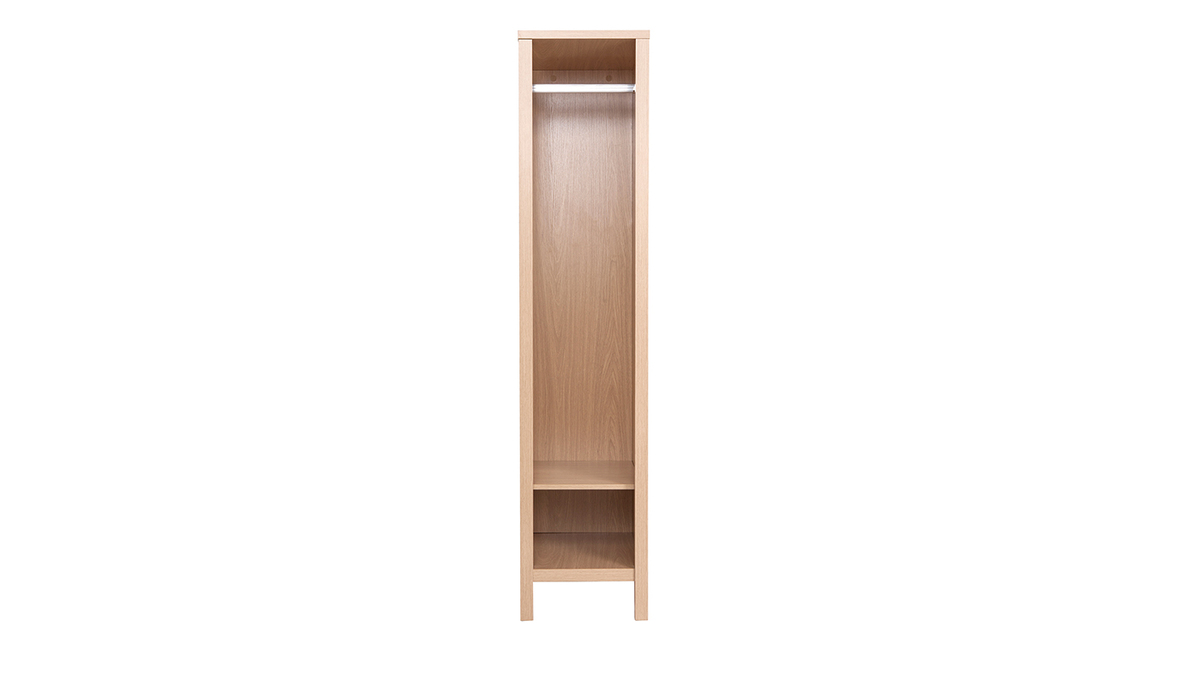 Schrank Flur mit Garderobe und Regalen Eiche GUMBY