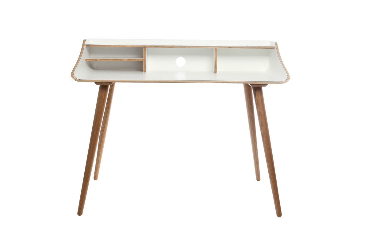 Schreibtisch Holz-Finish Wei NORDECO