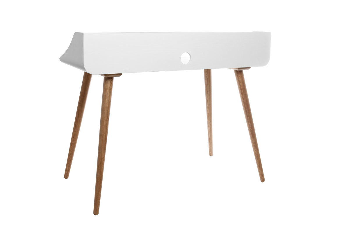 Schreibtisch Holz-Finish Wei NORDECO
