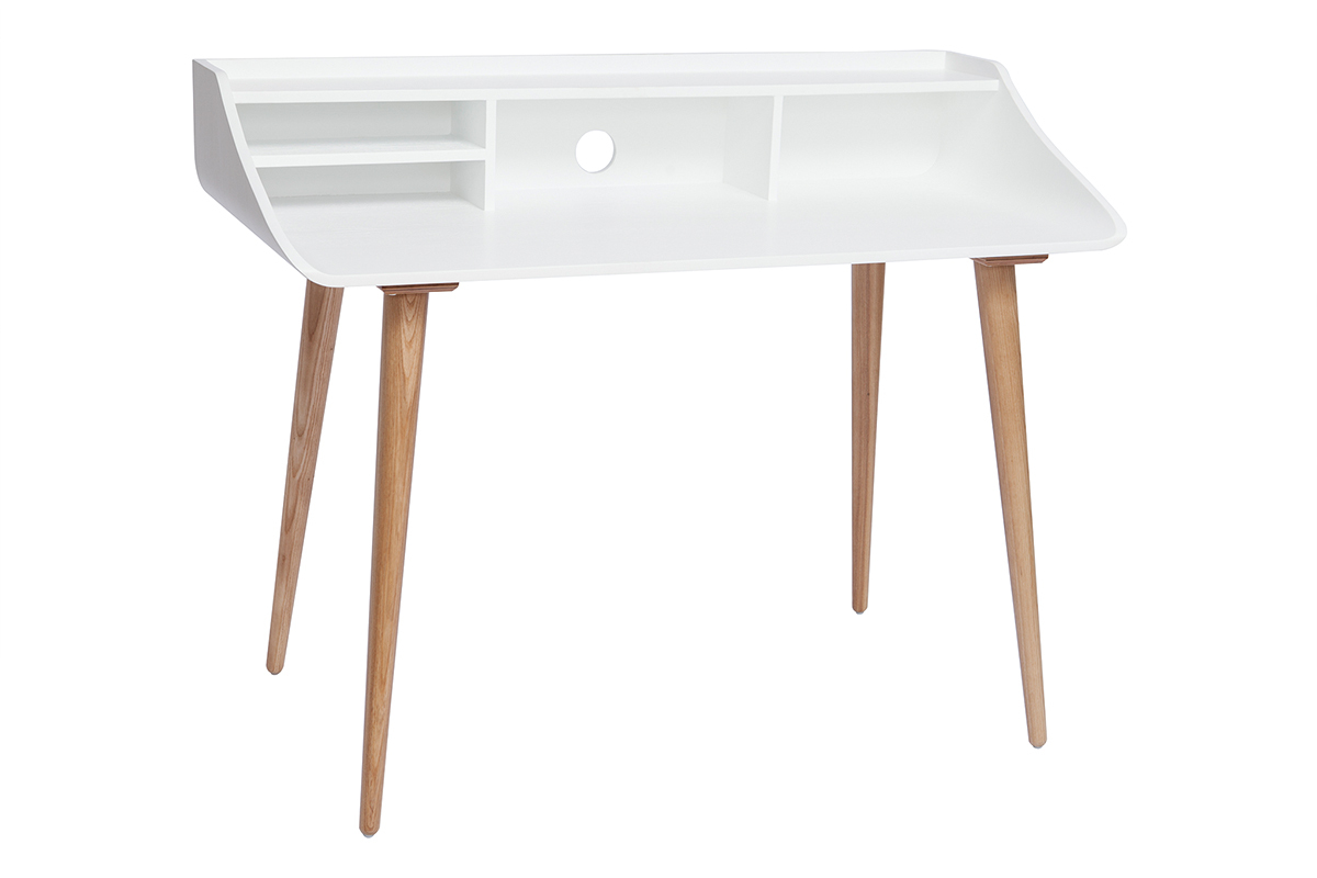 Schreibtisch Holz-Finish Wei NORDECO