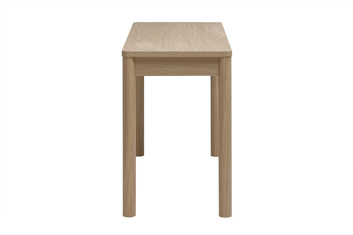 Schreibtisch mit Schublade, helle Holzoptik Eiche L120 cm IZZIE