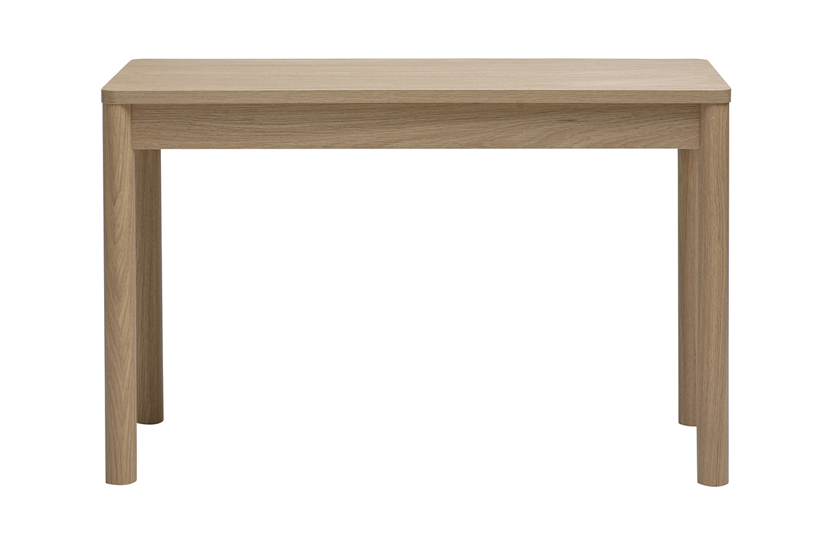 Schreibtisch mit Schublade, helle Holzoptik Eiche L120 cm IZZIE