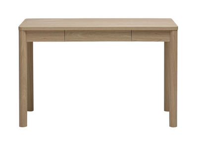 Schreibtisch mit Schublade, helle Holzoptik Eiche L120 cm IZZIE