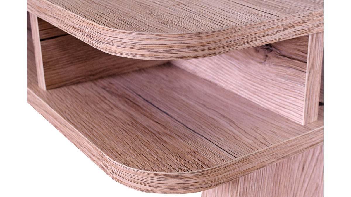 Schreibtisch mit Stauraum in Holzdekor ACE