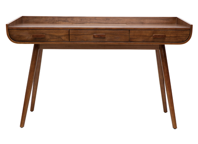 Schreibtisch Vintage Holz Nussbaum HALLEN