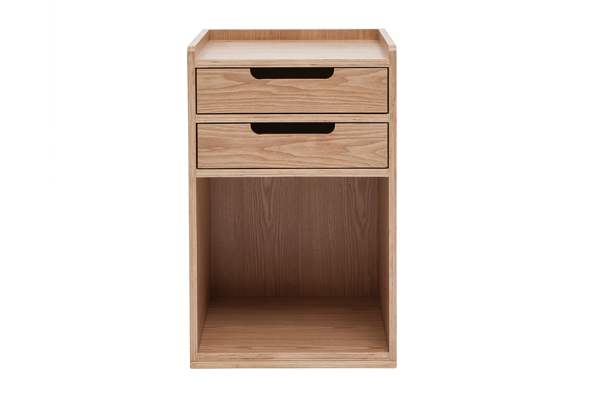 Schreibtischcontainer skandinavisch aus Holz OPUS