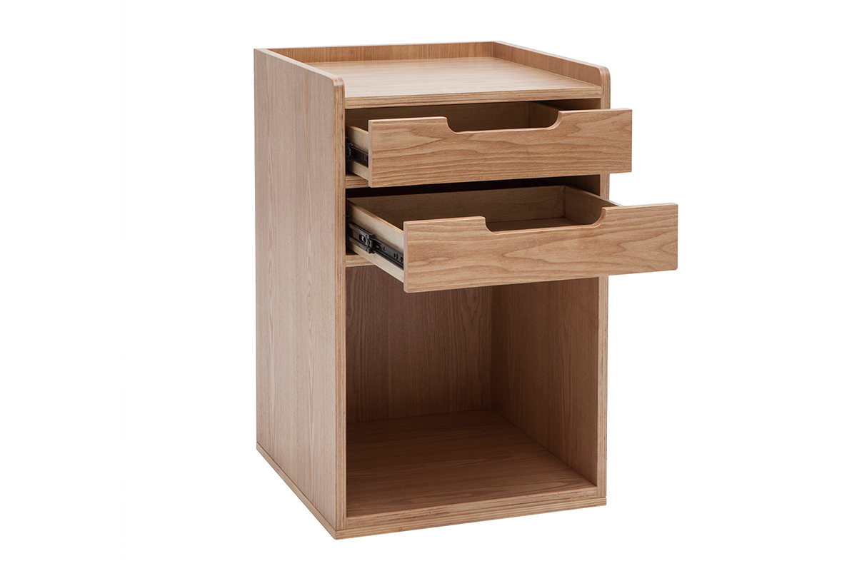 Schreibtischcontainer skandinavisch aus Holz OPUS