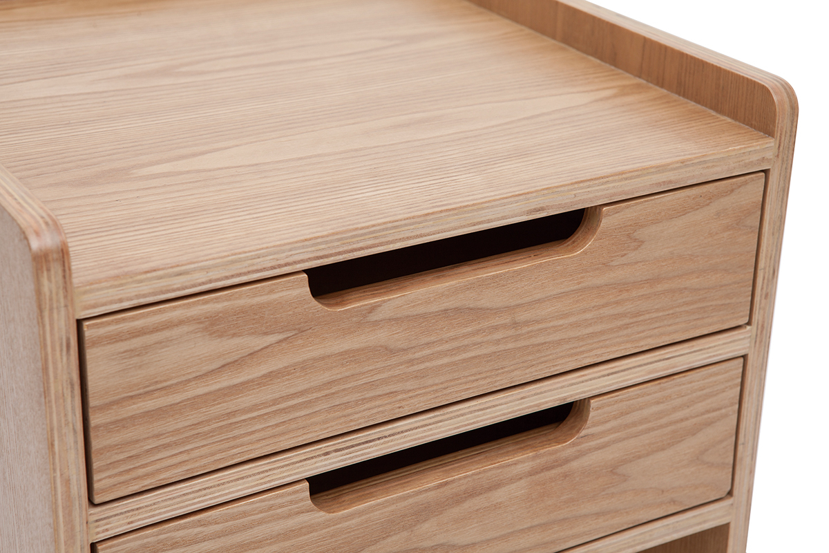 Schreibtischcontainer skandinavisch aus Holz OPUS