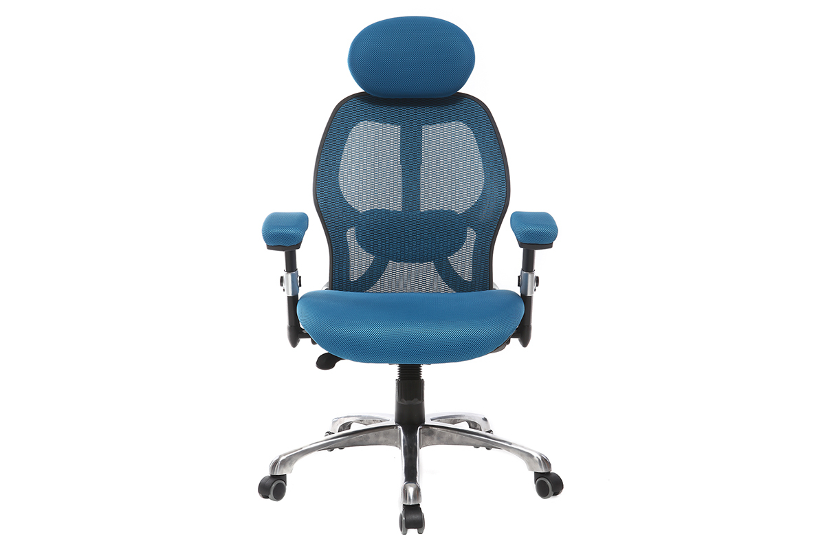 Schreibtischsessel ergonomisch Blau ULTIMATE V2 plus