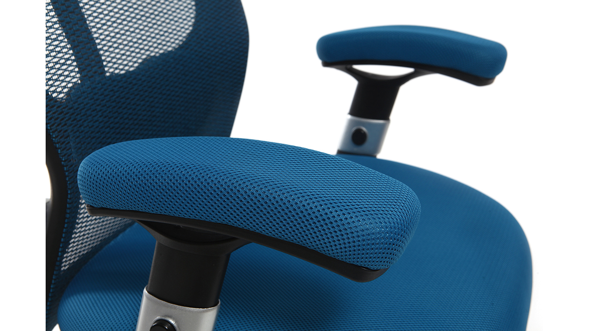 Schreibtischsessel ergonomisch Blau ULTIMATE V2 plus