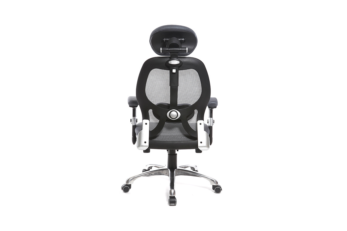 Schreibtischsessel ergonomisch Grau ULTIMATE V2 plus