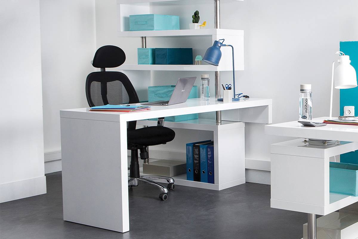 Schreibtischsessel ergonomisch Grau ULTIMATE V2 plus