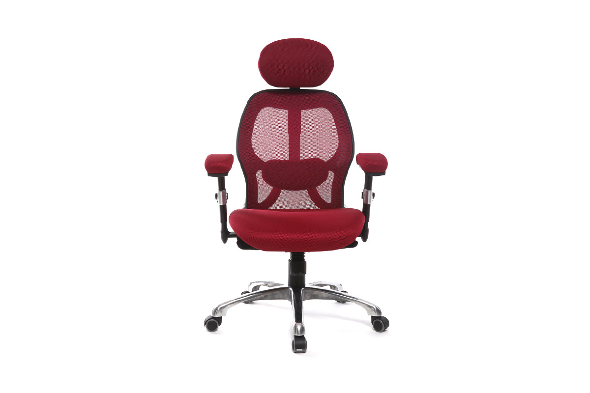 Schreibtischsessel ergonomisch Rot ULTIMATE V2 plus