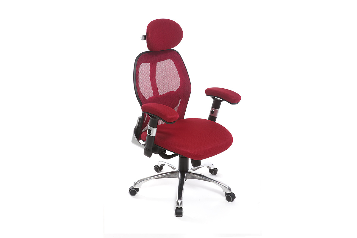 Schreibtischsessel ergonomisch Rot ULTIMATE V2 plus