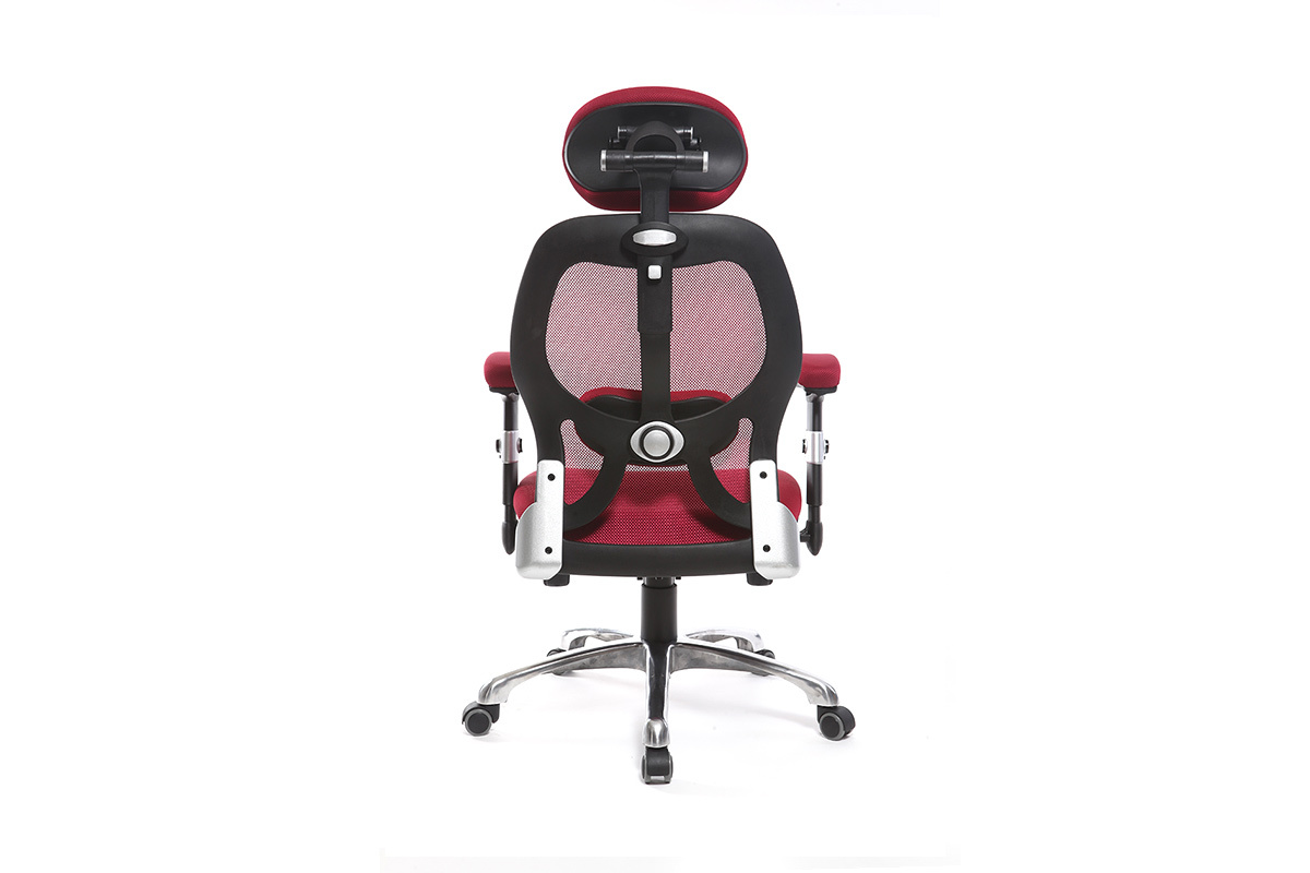 Schreibtischsessel ergonomisch Rot ULTIMATE V2 plus