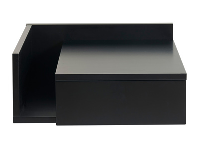 Schwarzer Wand-Nachttisch mit Schublade NASTY