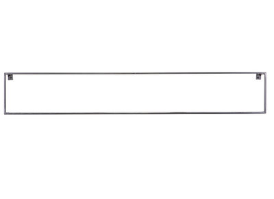 Schwarzes Design-Metallwandregal 100 cm GLENN