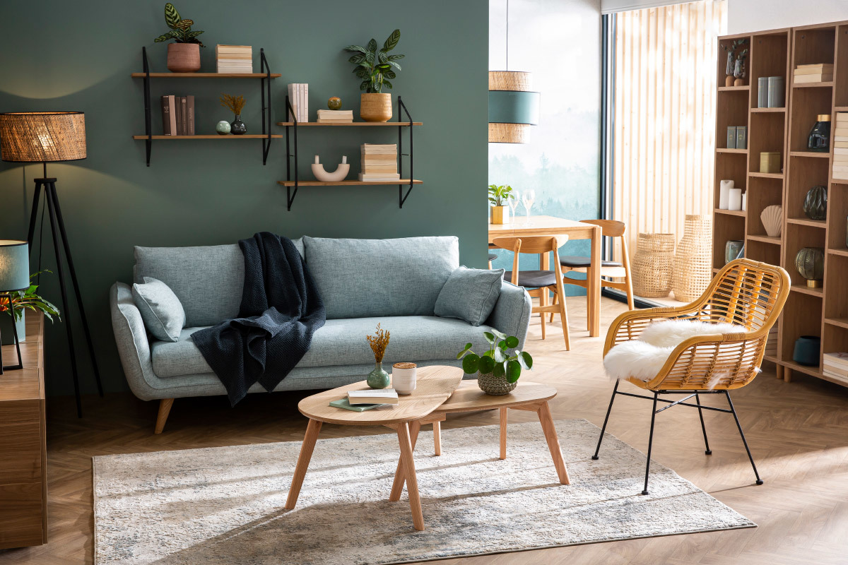 Sessel aus Rattan naturfarben MALACCA