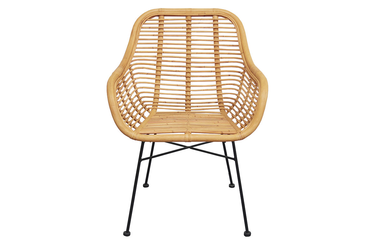 Sessel aus Rattan naturfarben MALACCA