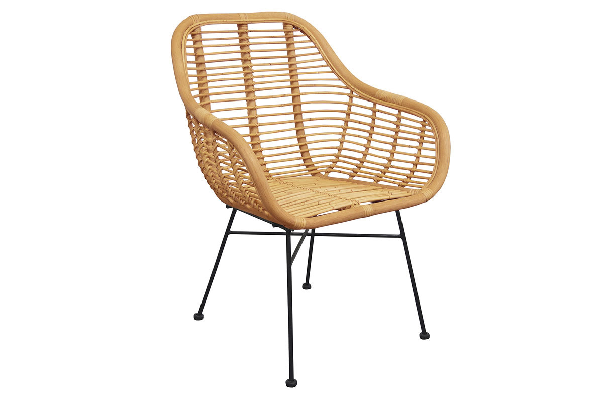 Sessel aus Rattan naturfarben MALACCA