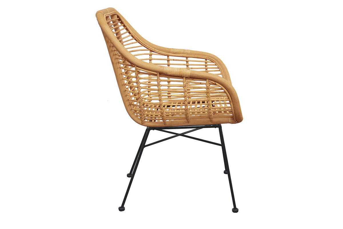 Sessel aus Rattan naturfarben MALACCA