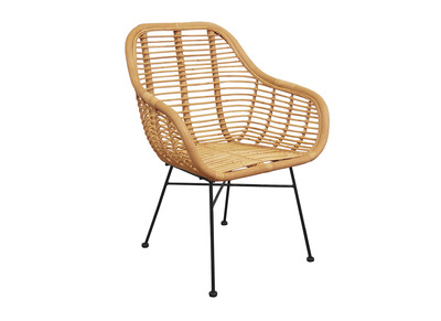 Sessel aus Rattan naturfarben MALACCA