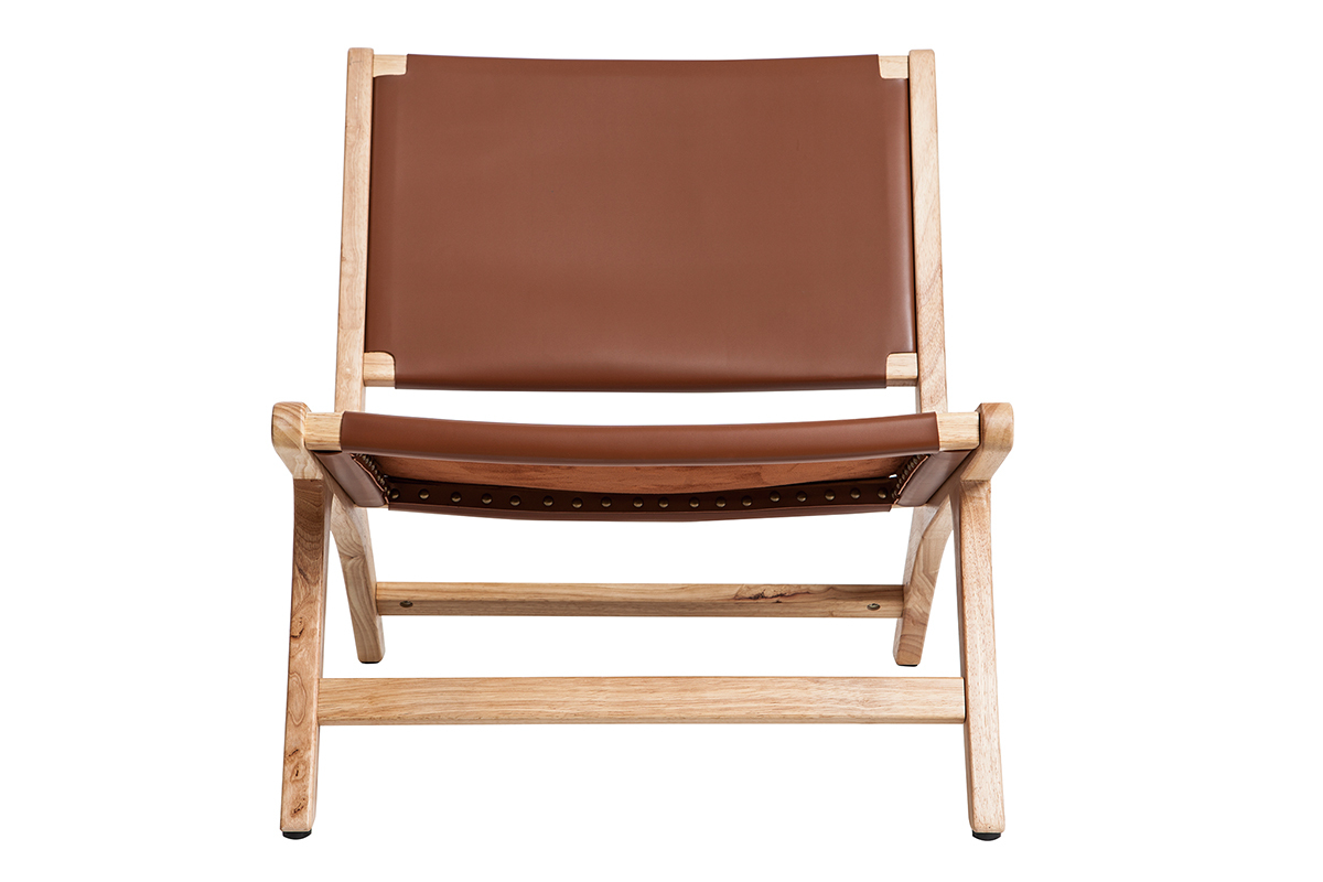 Sessel im Braun und Holz BONDI