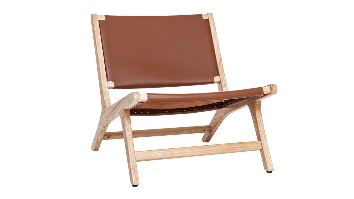 Sessel im Braun und Holz BONDI
