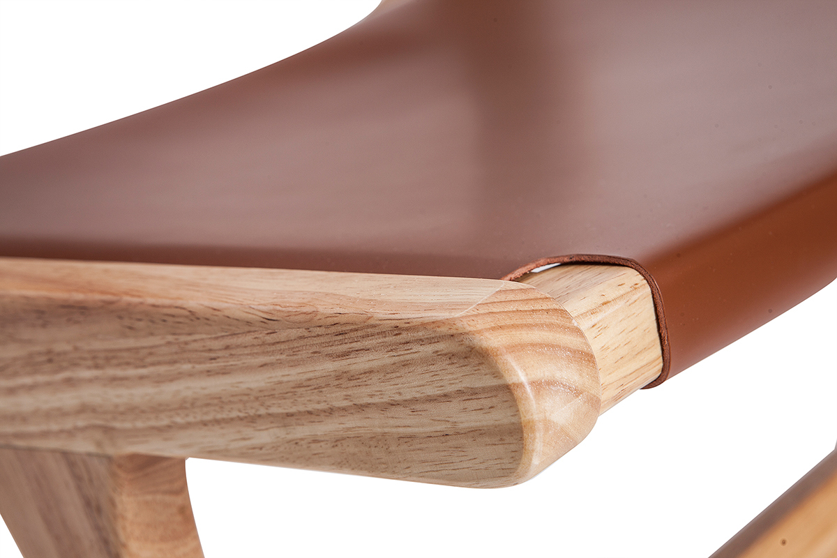 Sessel im Braun und Holz BONDI