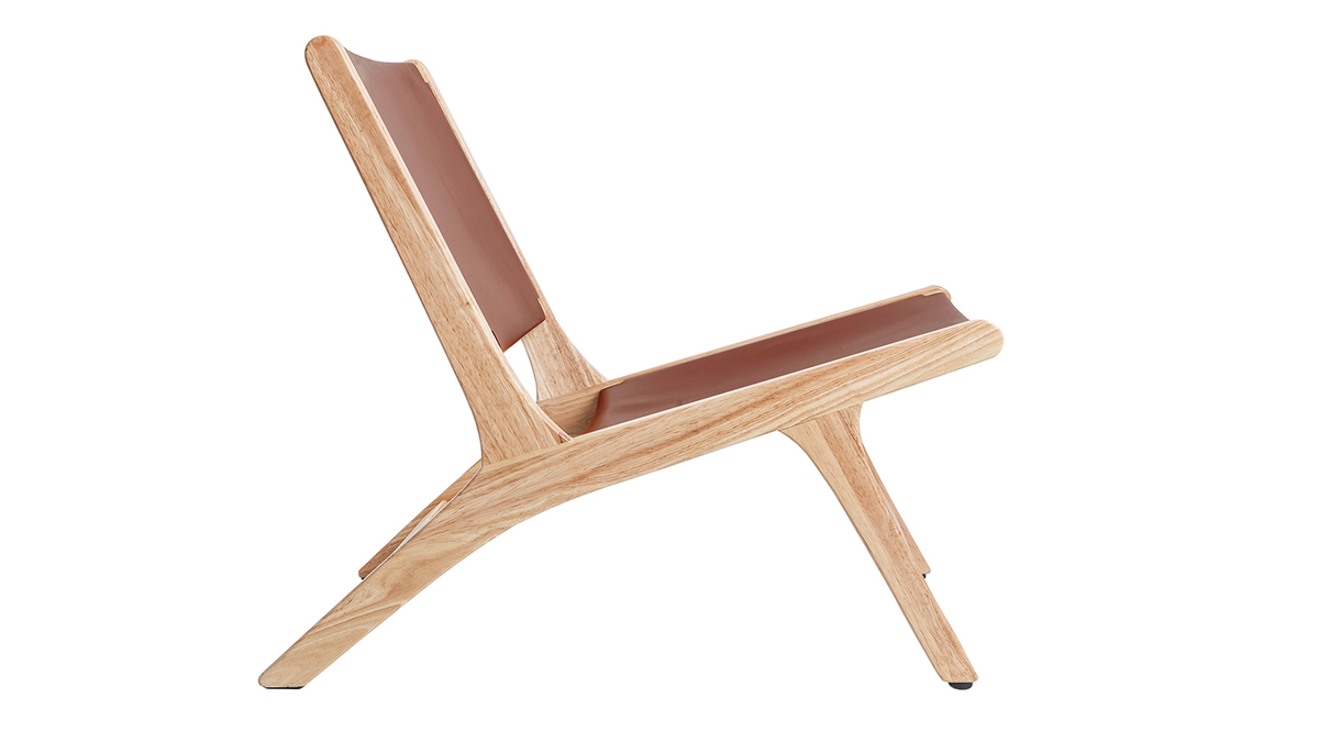 Sessel im Braun und Holz BONDI