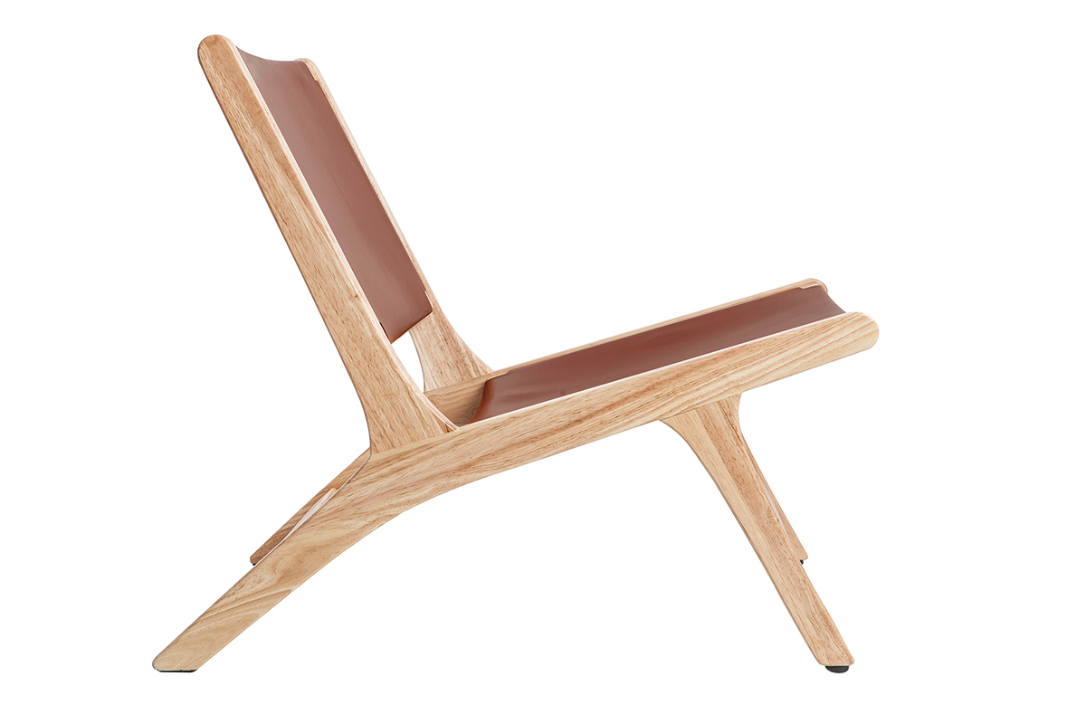 Sessel im Braun und Holz BONDI