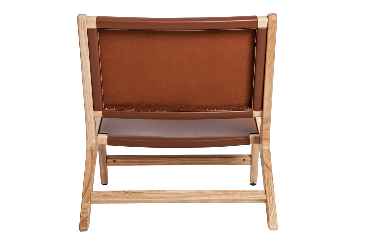 Sessel im Braun und Holz BONDI