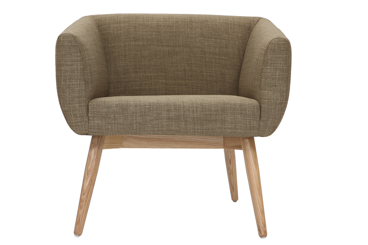 Sessel skandinavisches Design Stoff Grn ARTIK