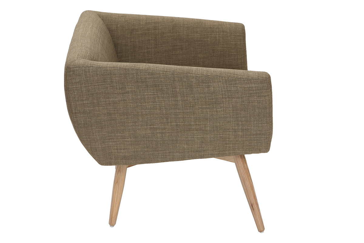 Sessel skandinavisches Design Stoff Grn ARTIK