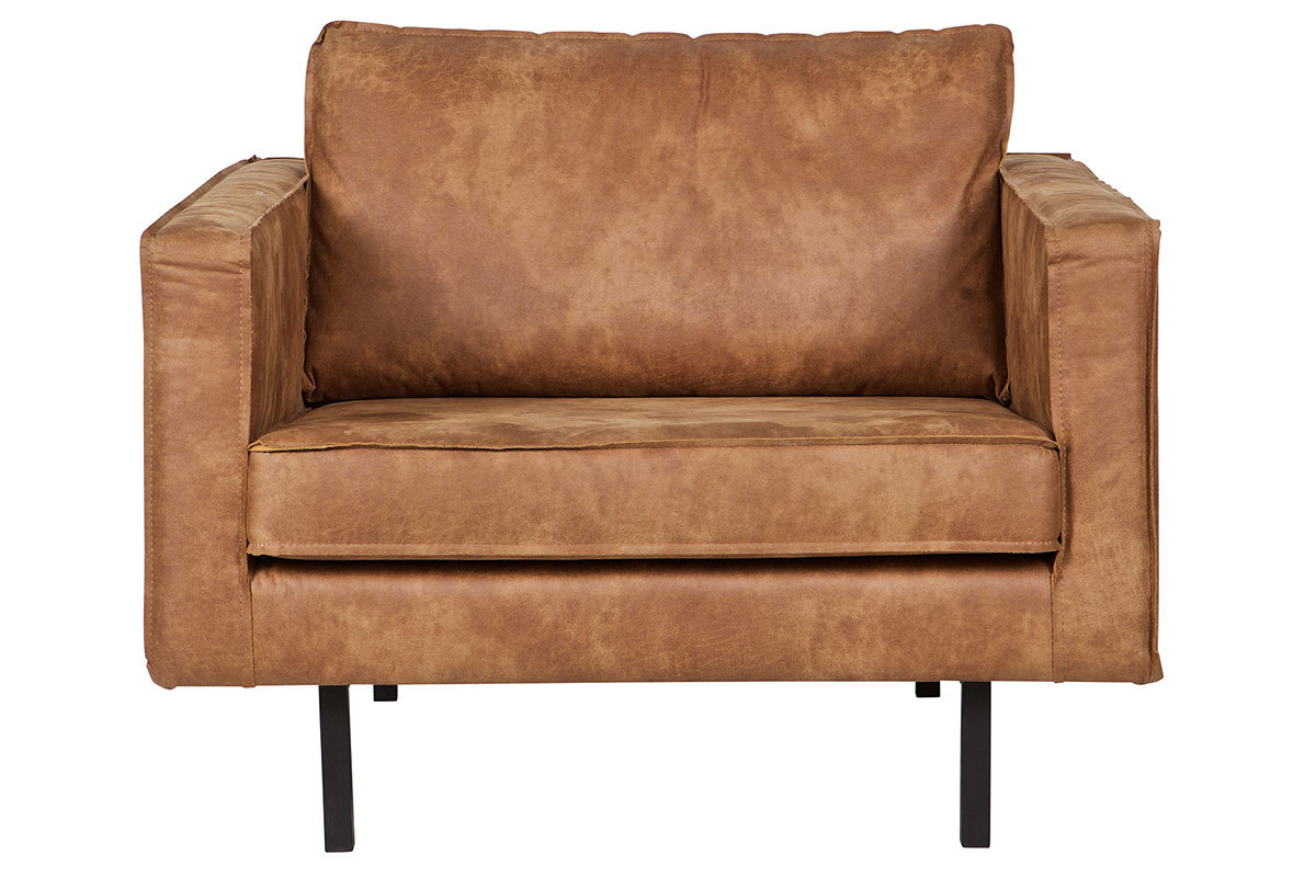 Sessel Vintage Leder Beige ASPEN