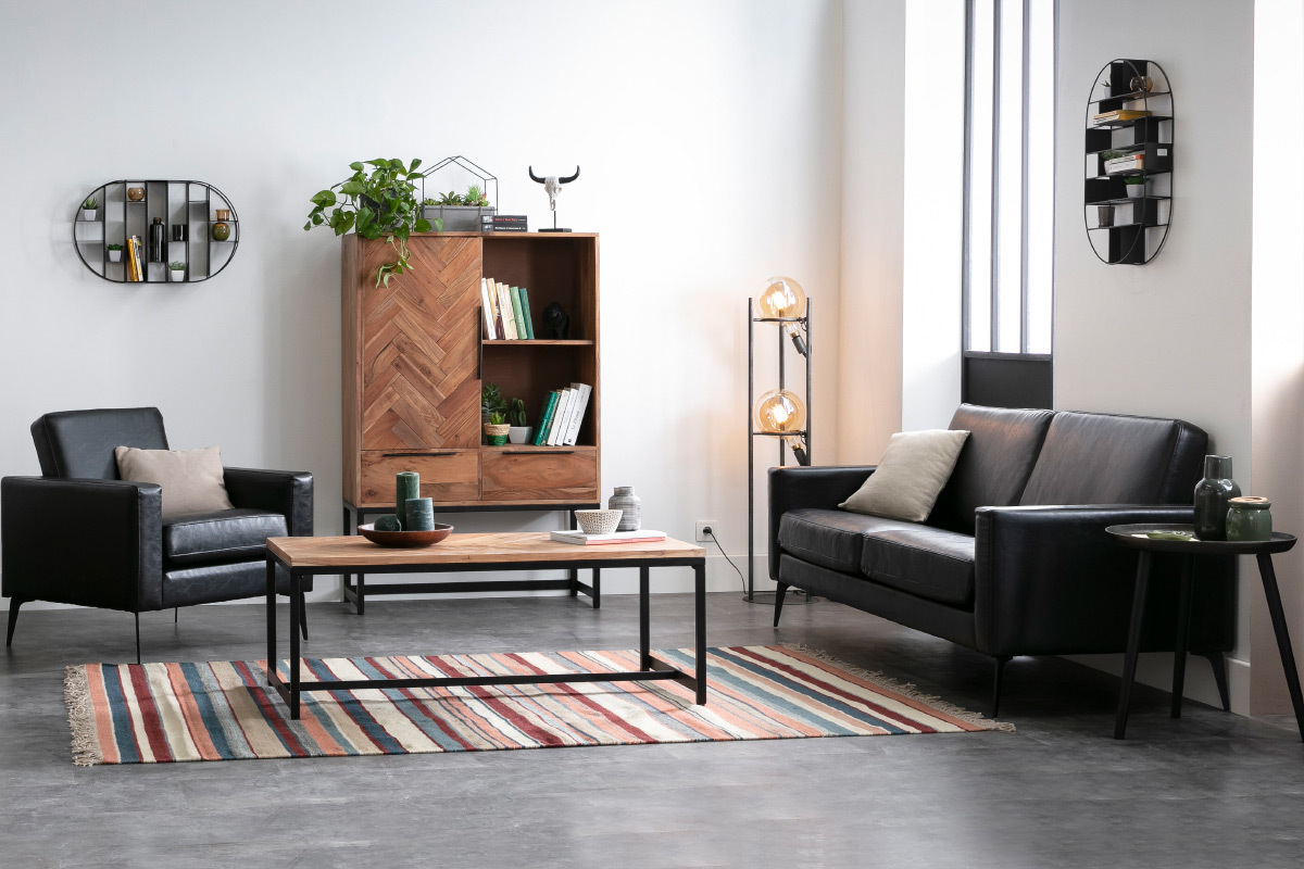 Sessel Vintage Schwarz RICCI
