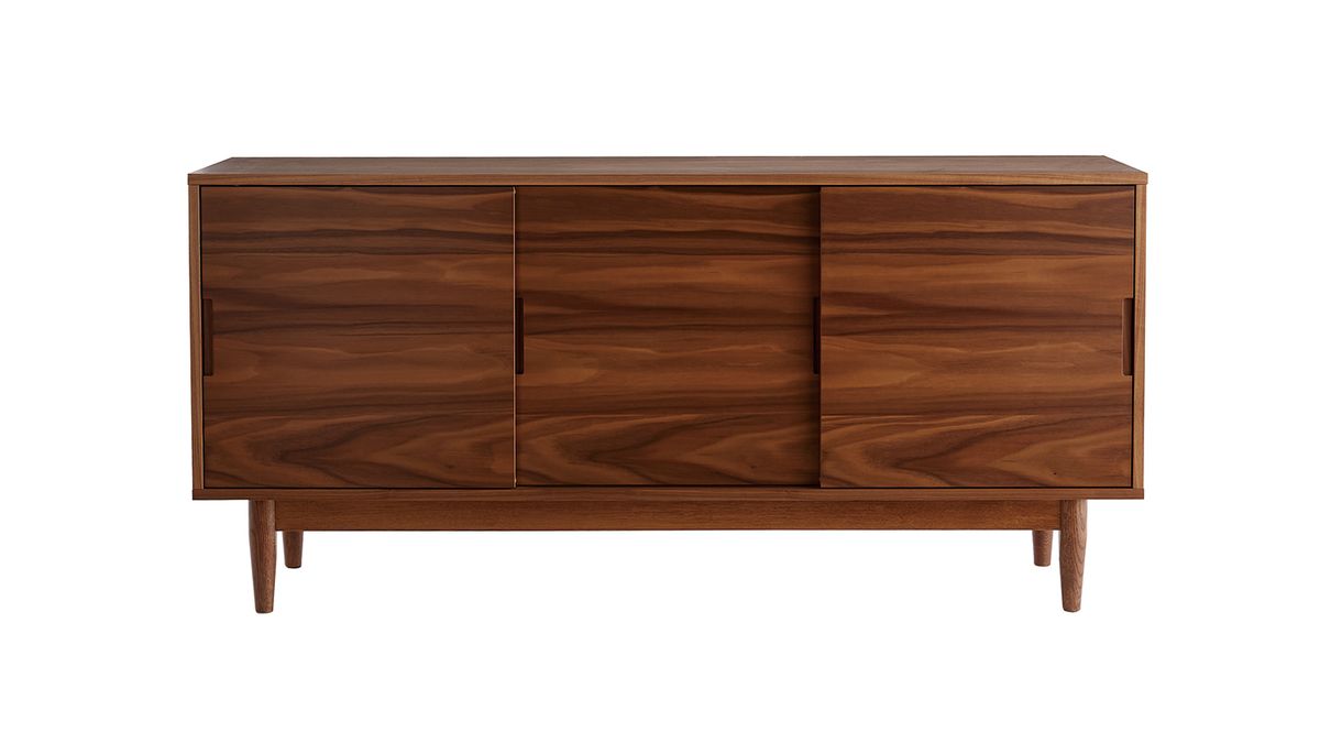 Sideboard 3 Schiebetren Nussbaum L160 cm RYDD