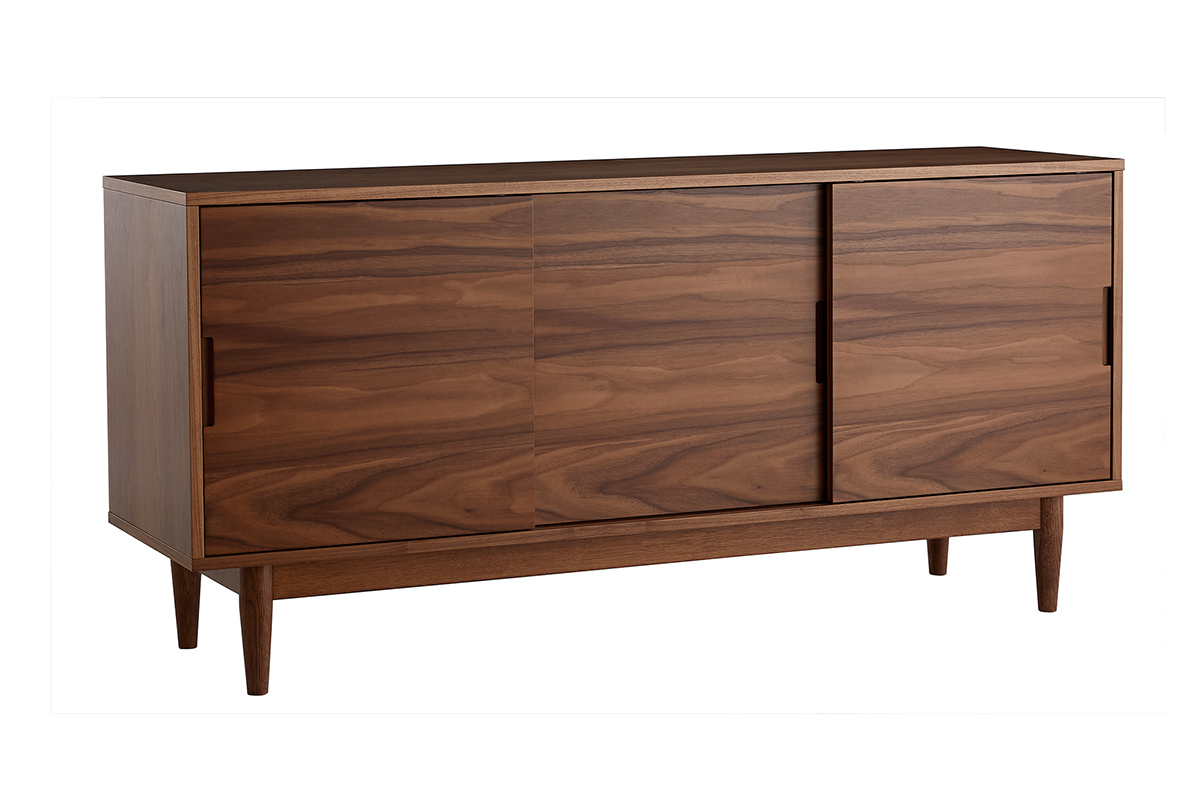 Sideboard 3 Schiebetren Nussbaum L160 cm RYDD