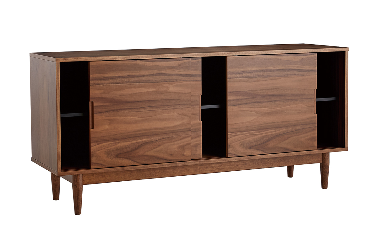 Sideboard 3 Schiebetren Nussbaum L160 cm RYDD
